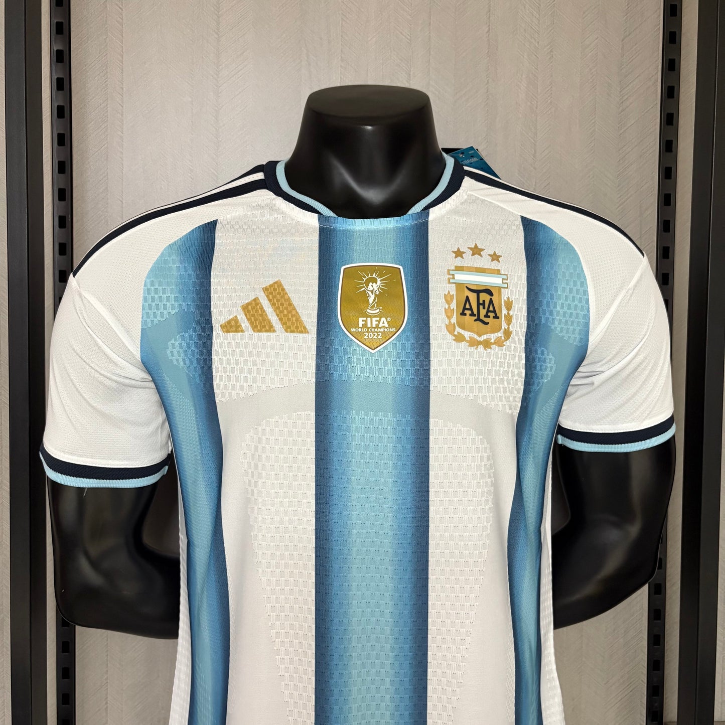 CAMISA ARGENTINA I 26/27 COPA DO MUNDO 2026 COM PATCH - MASCULINO (VERSÃO JOGADOR)