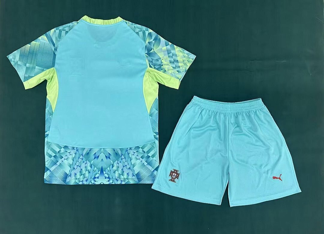 CAMISA PORTUGAL GUARDA REDES 26/27 COPA DO MUNDO 2026 CONJUNTO INFANTIL