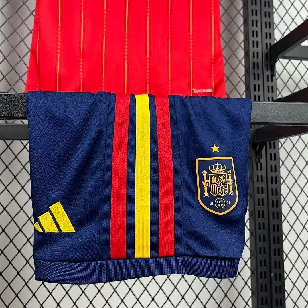 CAMISA ESPANHA I 26/27 - COPA DO MUNDO 2026 CONJUNTO INFANTIL