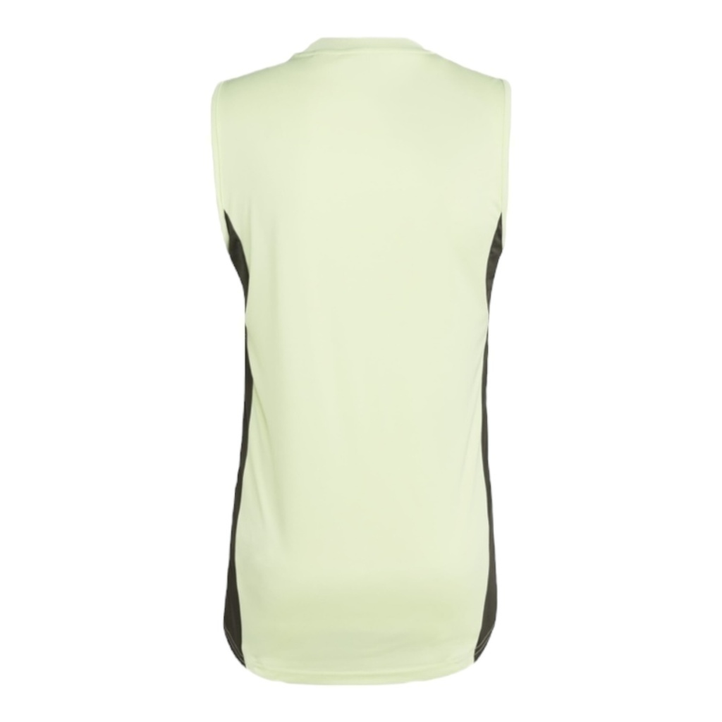 Camisa Regata Real Madrid Treino 25/26 - Torcedor Adidas Masculina - Amarela com detalhes em preto