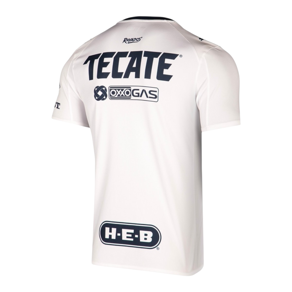 Camisa Monterrey II 25/26 - Torcedor Puma Masculina - Branca e azul