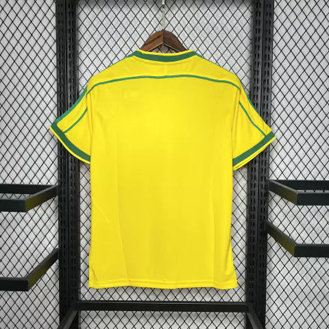 Camisa Brasil Retrô 98 Amarela