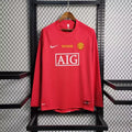 Camisa Manchester united retro 08/09 manga longa