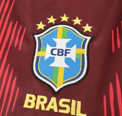 Camisa Torcedor Brasil - Vermelha - Copa 2026 Feminina