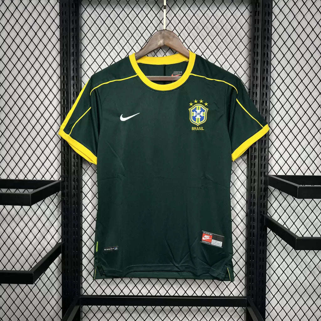 Camisa Brasil Retrô 98 Verde