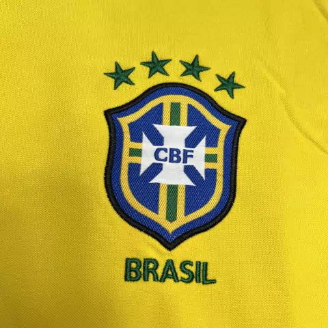 Camisa Brasil Retrô 98 Amarela