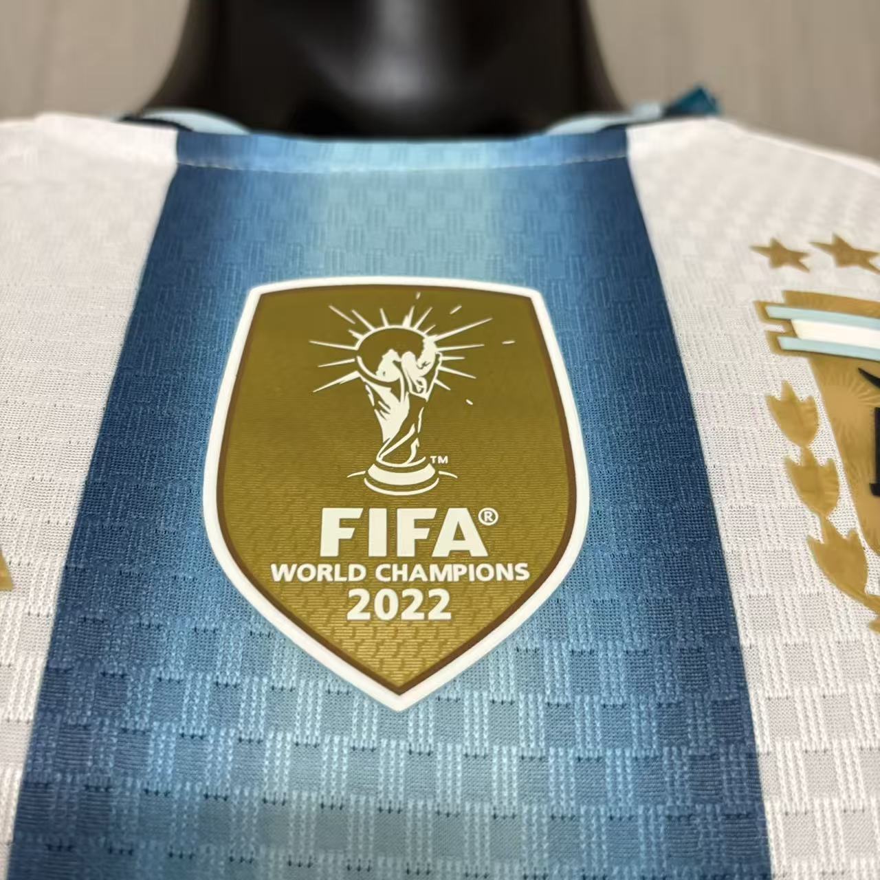 CAMISA ARGENTINA I 26/27 COPA DO MUNDO 2026 COM PATCH - MASCULINO (VERSÃO JOGADOR)