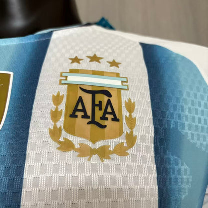 CAMISA ARGENTINA I 26/27 COPA DO MUNDO 2026 COM PATCH - MASCULINO (VERSÃO JOGADOR)