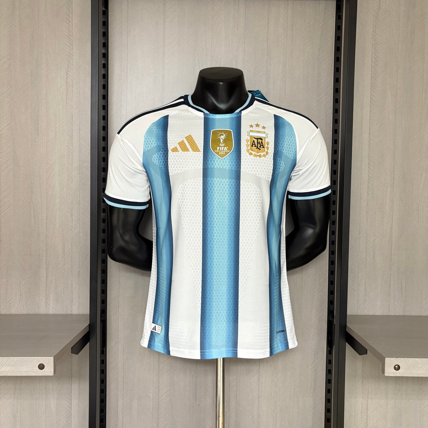 CAMISA ARGENTINA I 26/27 COPA DO MUNDO 2026 COM PATCH - MASCULINO (VERSÃO JOGADOR)