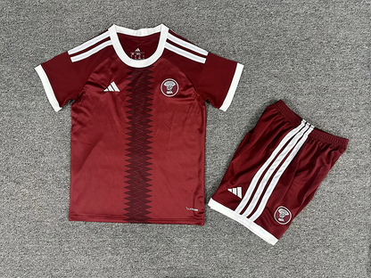 CAMISA CATAR I 26/27 COPA DO MUNDO 2026 CONJUNTO INFANTIL