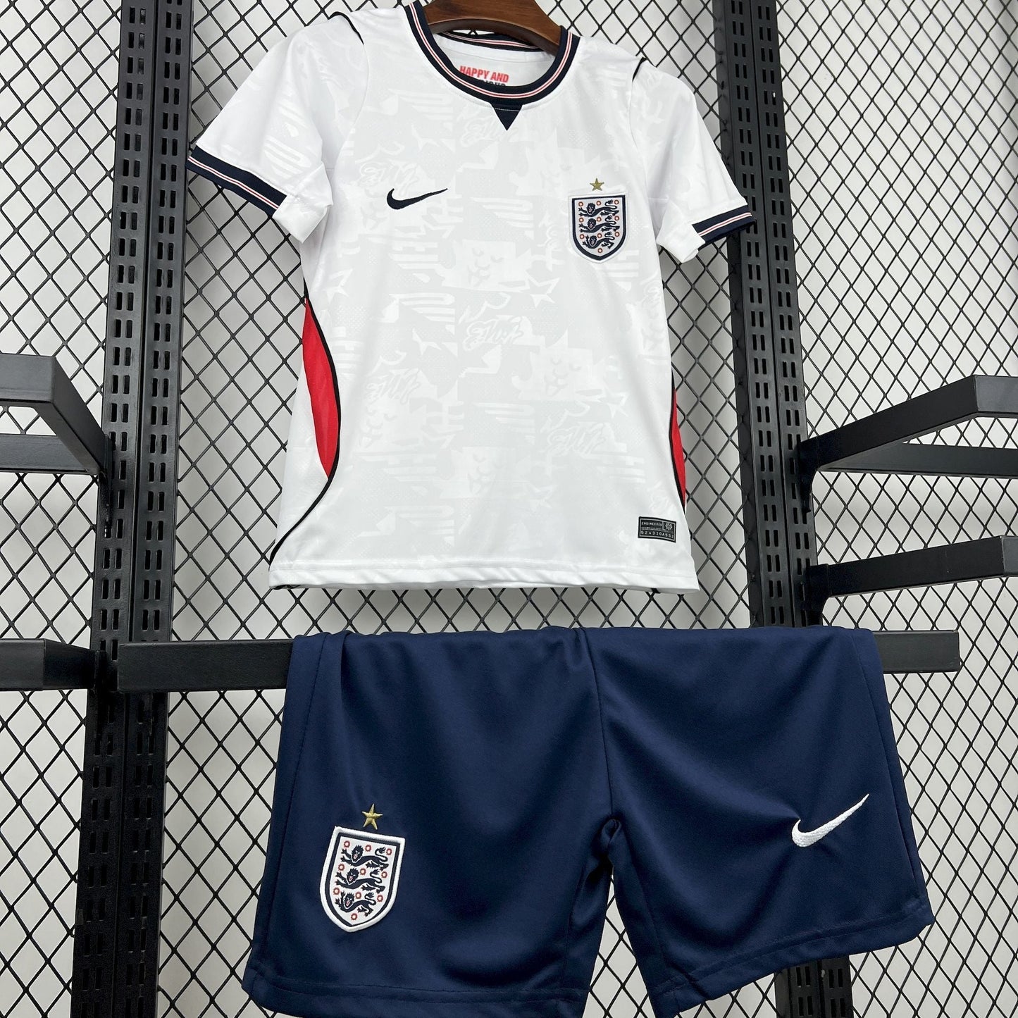 CAMISA INGLATERRA I 26/27 - COPA DO MUNDO 2026 CONJUNTO INFANTIL