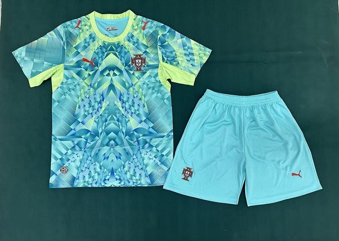 CAMISA PORTUGAL GUARDA REDES 26/27 COPA DO MUNDO 2026  CONJUNTO INFANTIL