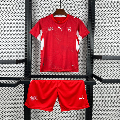 CAMISA SUIÇA I 26/27 COPA DO MUNDO 2026 (CONJUNTO INFANTIL)