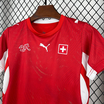 CAMISA SUIÇA I 26/27 COPA DO MUNDO 2026 (CONJUNTO INFANTIL)