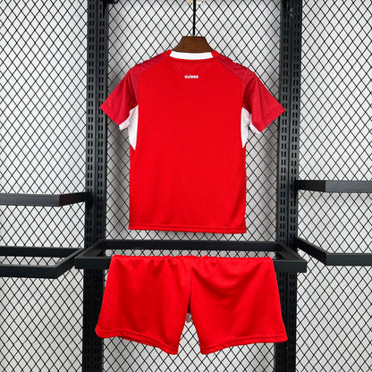 CAMISA SUIÇA I 26/27 COPA DO MUNDO 2026 (CONJUNTO INFANTIL)