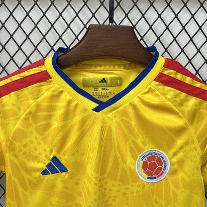 CAMISA COLOMBIA I 26/27 - COPA DO MUNDO 2026 CONJUNTO INFANTIL