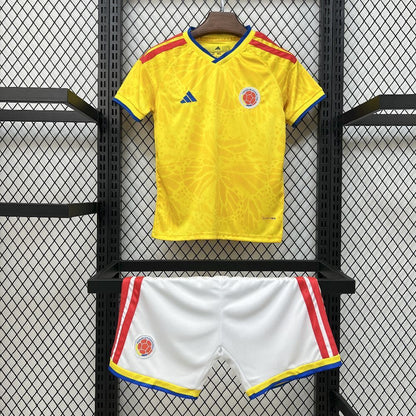 CAMISA COLOMBIA I 26/27 - COPA DO MUNDO 2026 CONJUNTO INFANTIL