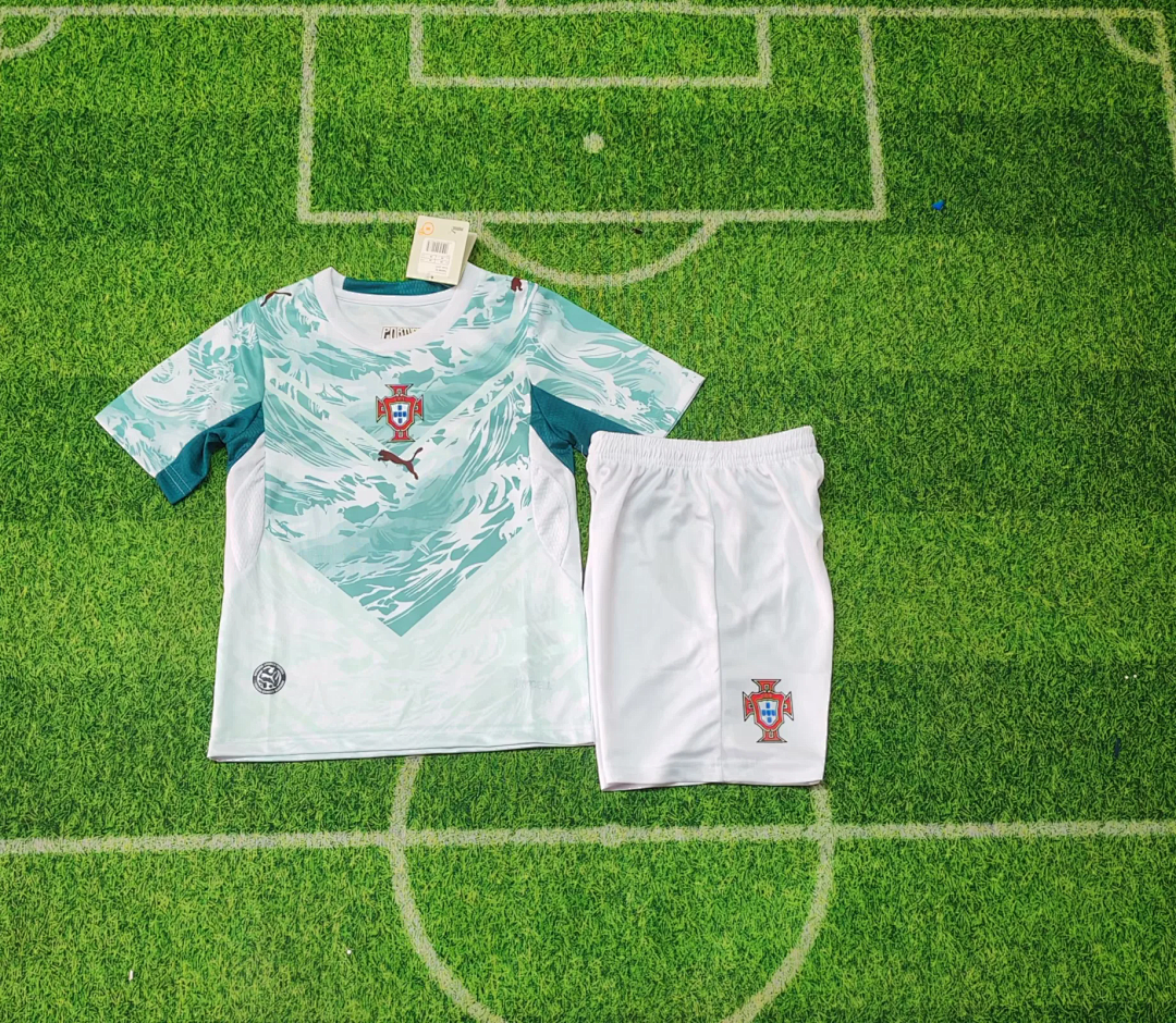 CAMISA PORTUGAL II 26/27 COPA DO MUNDO 2026 CONJUNTO INFANTIL