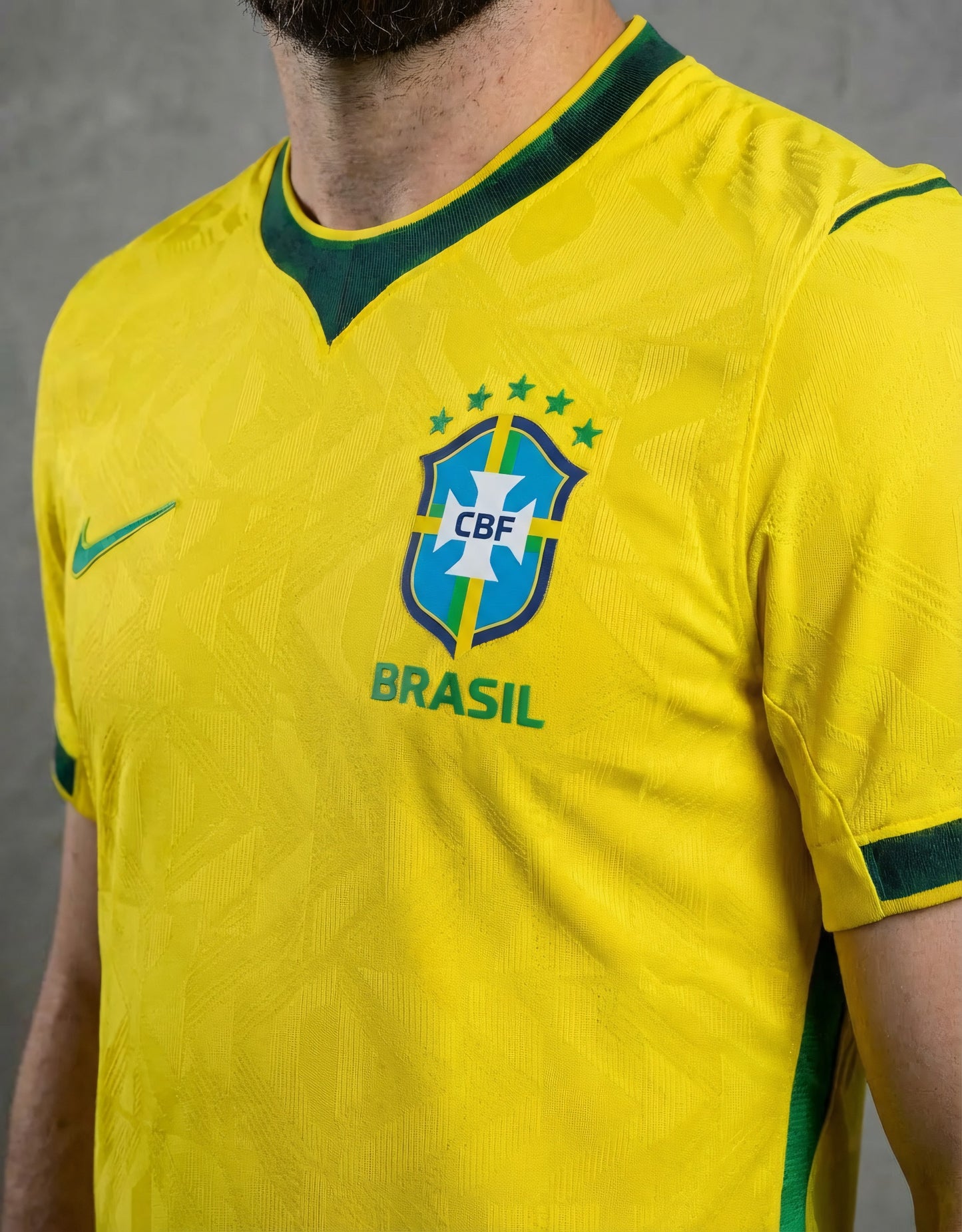 Camisa Jogador Seleção Brasileira Amarela Copa do mundo I 26/27