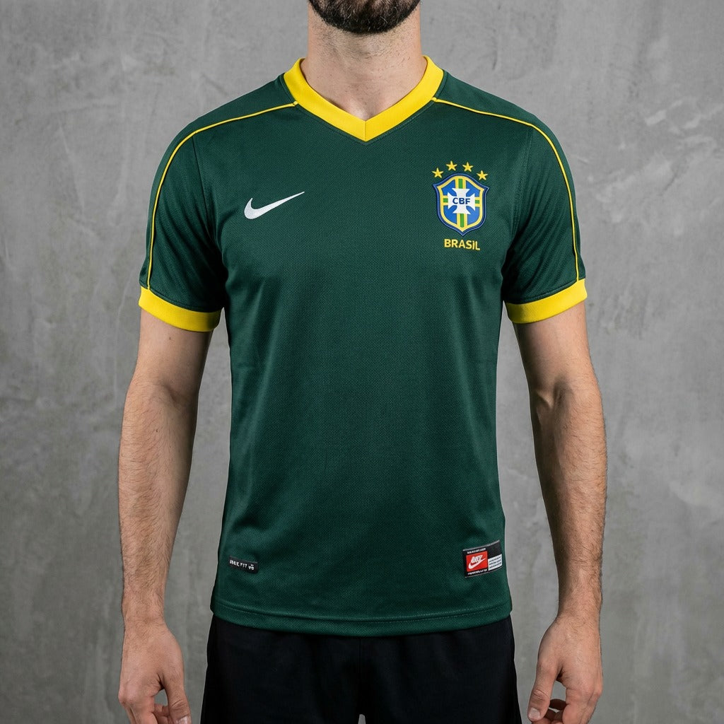 Camisa Brasil Retrô 98 Verde
