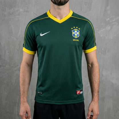 Camisa Brasil Retrô 98 Verde