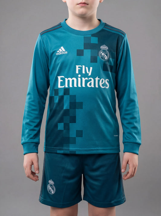 Real Madrid kit infantil 17/18 manga longa