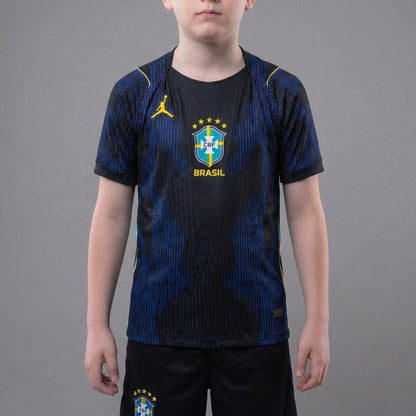 Brasil kit infantil Copa do mundo azul ll 26/27 Jordan