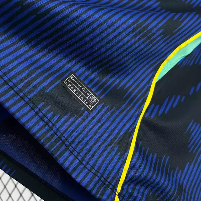 Camisa Torcedor Brasil II COPA 2026 Masculina - Azul e Preta