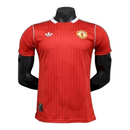 Camisa Manchester United Icon 25/26 - Jogador Adidas Masculina - Vermelha com detalhes em branco