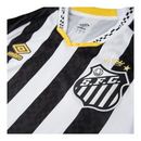 Camisa Santos II 25/26 - Torcedor Umbro Masculina - Branca e preta
