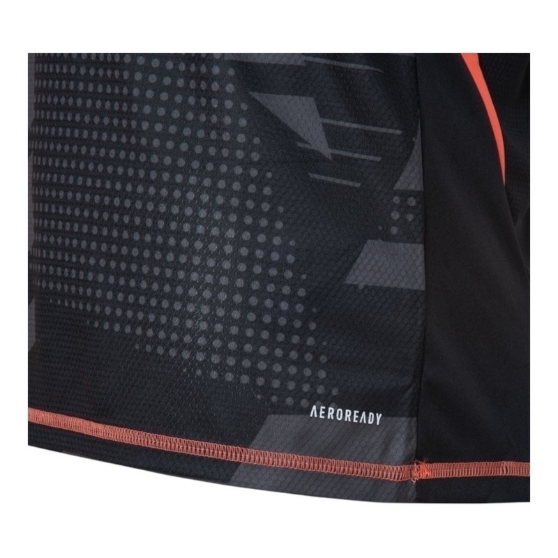 Camisa Atlético Mineiro Goleiro 25/26 - Torcedor Adidas Masculina - Preta com detalhes em amarelo e laranja