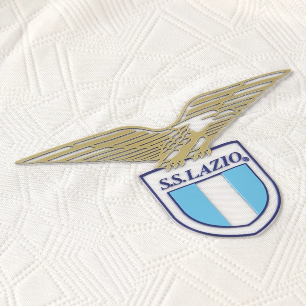 Camisa Lazio II 25/26 - Torcedor Mizuno Masculina - Branca