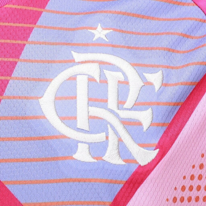 Camisa Flamengo Goleiro 25/26 - Torcedor Adidas Masculina - Rosa