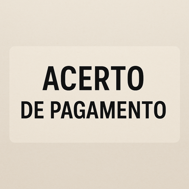 Regularização do Pedido 718