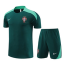 Kit Treino adulto - Camisa e Shorts - Seleção Portugal Nike 24/25 - Verde