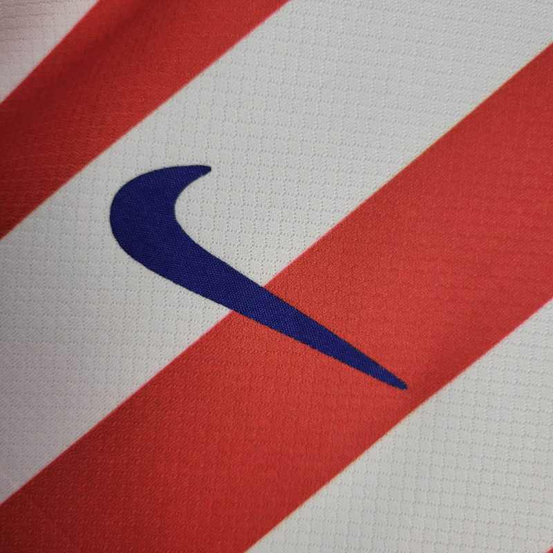 Camisa Atlético de Madrid I 25/26 - Torcedor Nike Masculina - Branca e vermelha