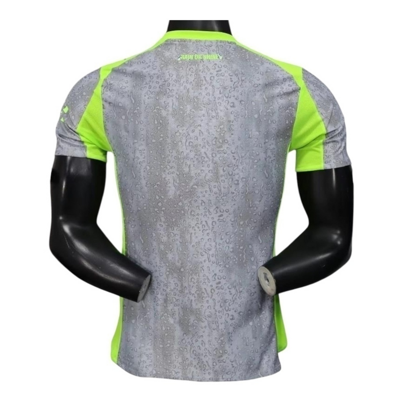 Camisa Manchester City III 25/26 - Jogador Puma Masculina - Cinza e amarela neon