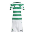 Kit Infantil Celtic I 25/26 - Adidas - Branco e verde