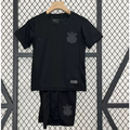 Corinthians kit infantil 2024/25 all black