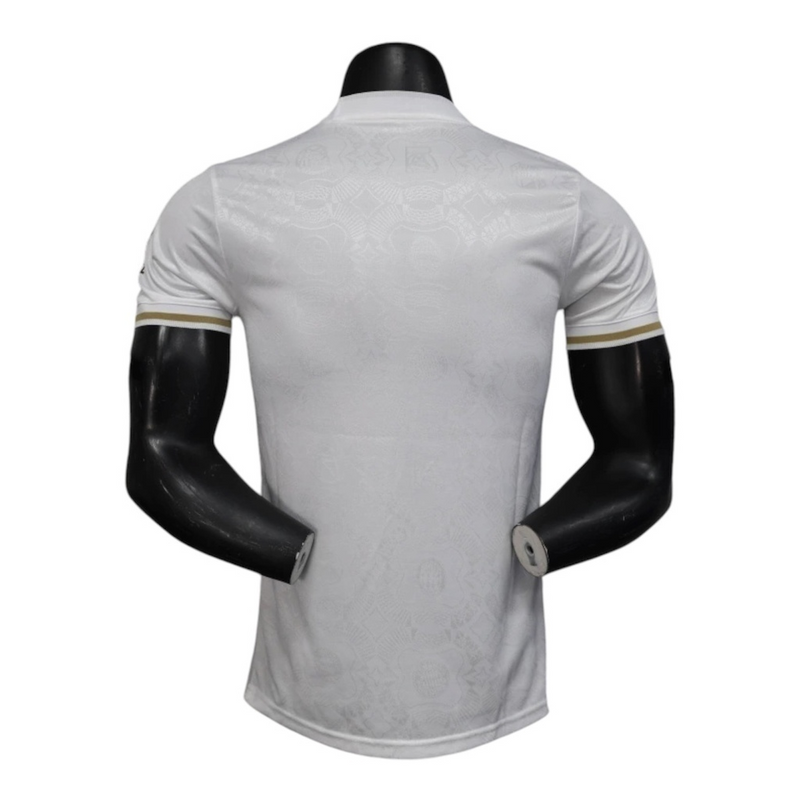 Camisa Bayern de Munique Edição especial Aniversário de 125 anos 25/26 - Jogador Adidas Masculina - Branca com detalhes em dourado