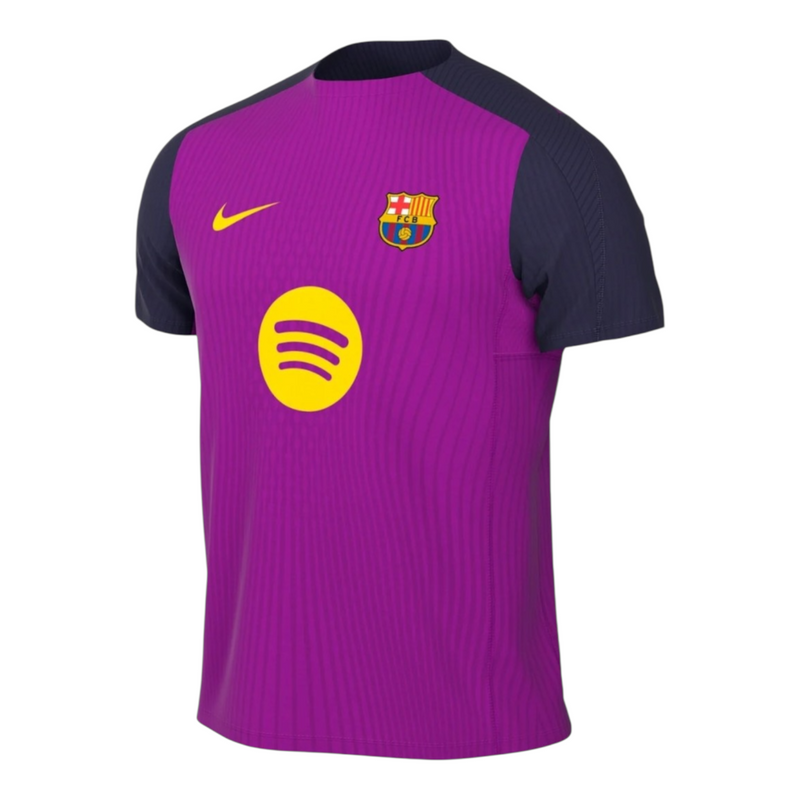 Camisa Barcelona Treino 25/26 - Torcedor Nike Masculina - Roxa e azul