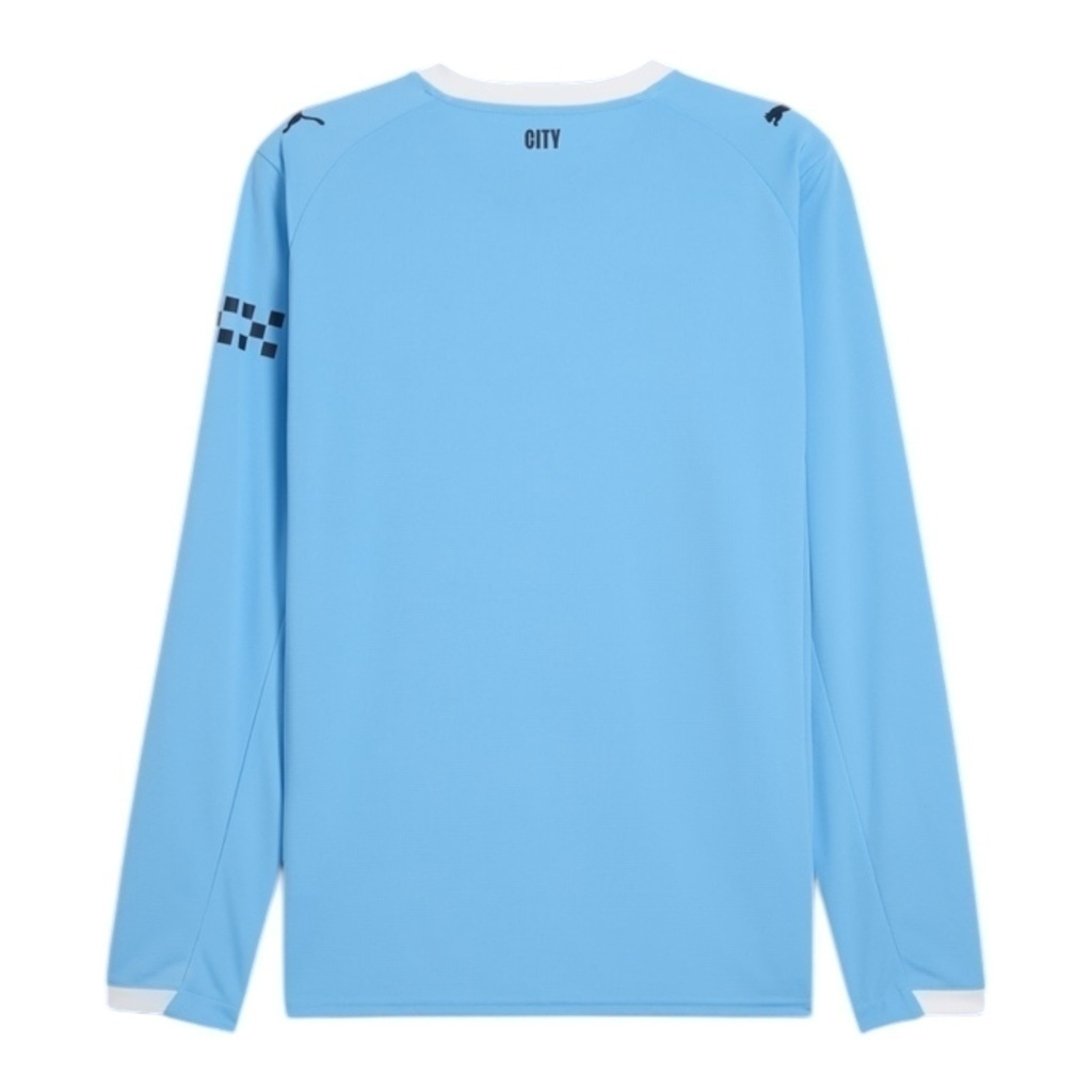 Camisa Manchester City I 25/26 manga longa - Torcedor Puma Masculina - Azul