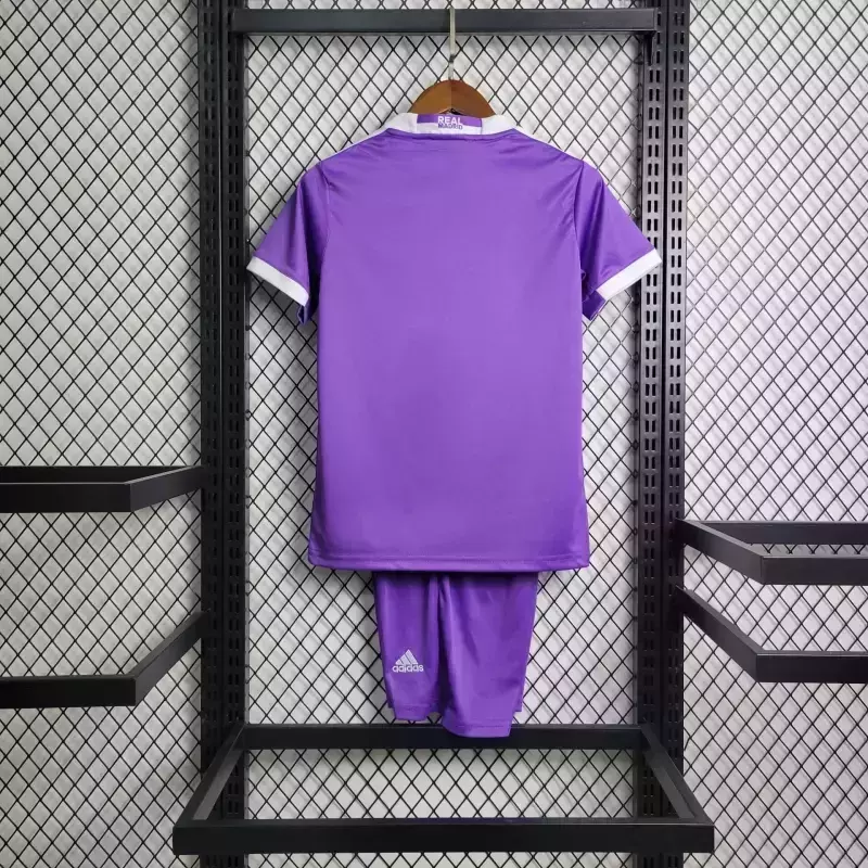 Real Madrid kit infantil 16/17 Roxo