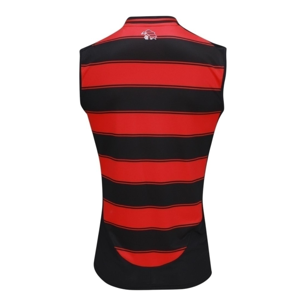 Camisa Regata Flamengo I 25/26 - Torcedor Adidas Masculina - Preta e vermelha