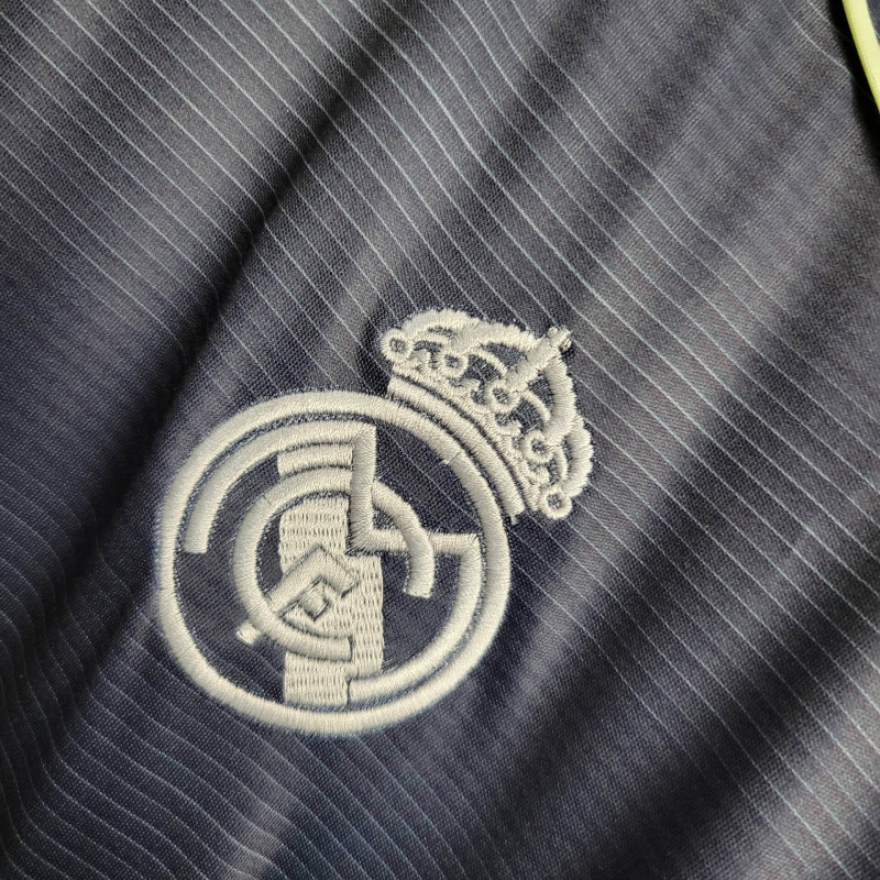 Camisa Real Madrid II 25/26 - Torcedor Adidas Masculina - Azul com detalhes em amarelo