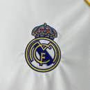 Camisa Real de Madrid I 25/26 - Torcedor Adidas Masculina - Branca com detalhes em cinza e amarelo
