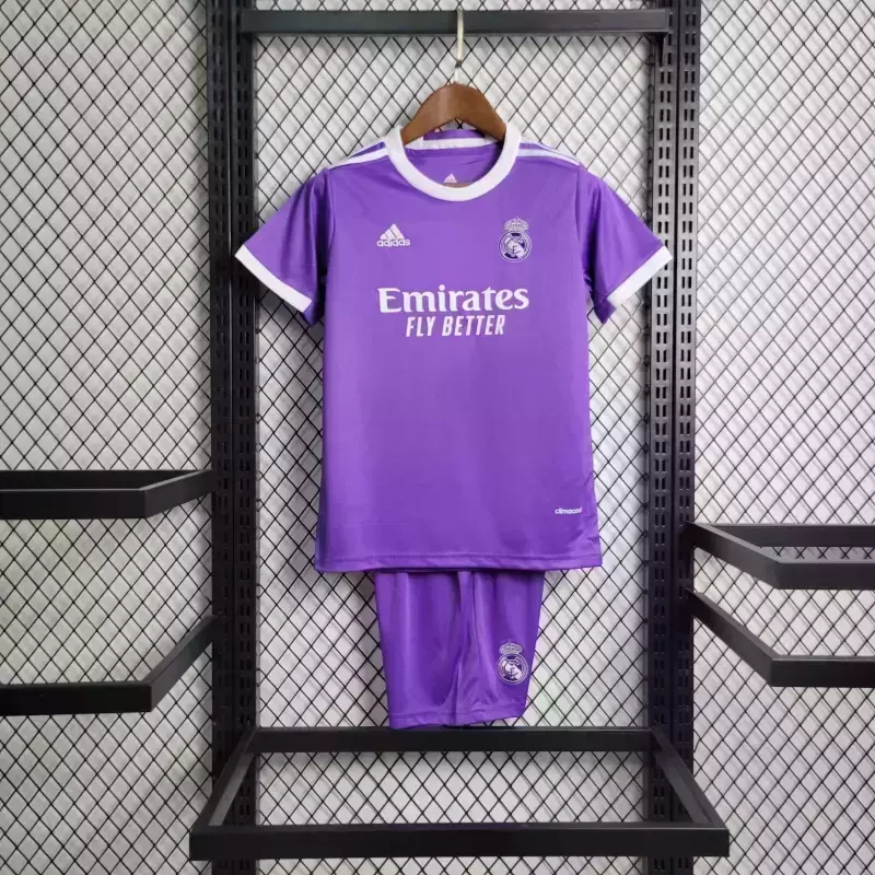 Real Madrid kit infantil 16/17 Roxo