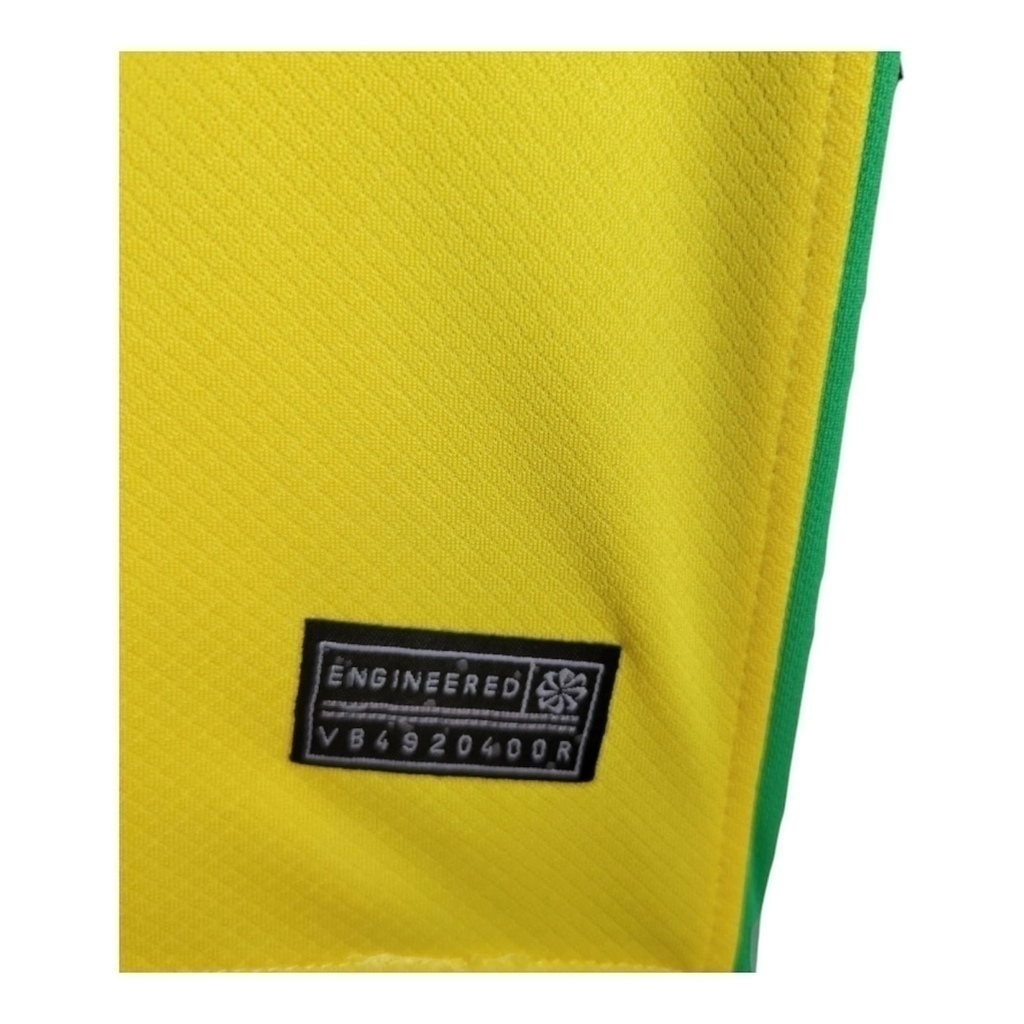 Camisa Seleção Brasileira I 25/26 - Torcedor Nike Masculina - Amarela com detalhes em verde