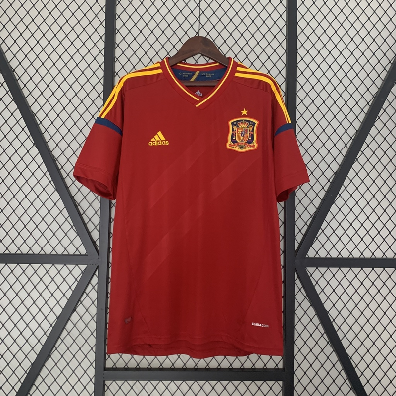 Camisa Espanha retro 2012 home