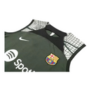 Kit Treino adulto - Camisa e Shorts - Barcelona Nike 23/24 - Verde com detalhes em branco